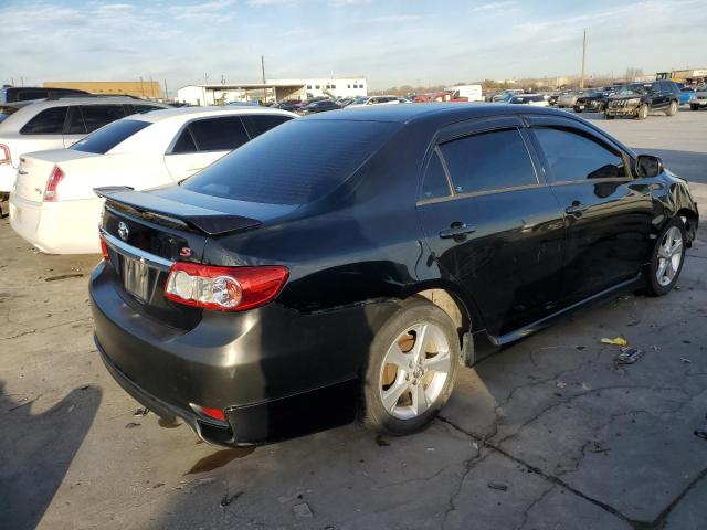 5YFBU4EE9DP102143 - 2013 TOYOTA COROLLA BASE BLACK photo 3