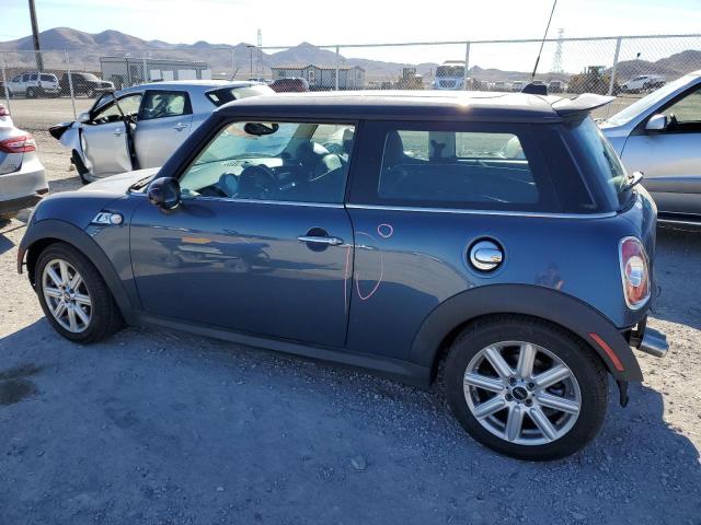 WMWSV3C55BTY16297 - 2011 MINI COOPER S BLUE photo 2