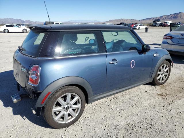 WMWSV3C55BTY16297 - 2011 MINI COOPER S BLUE photo 3