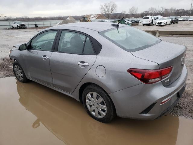 3KPA24AD7PE589119 - 2023 KIA RIO LX GRAY photo 2