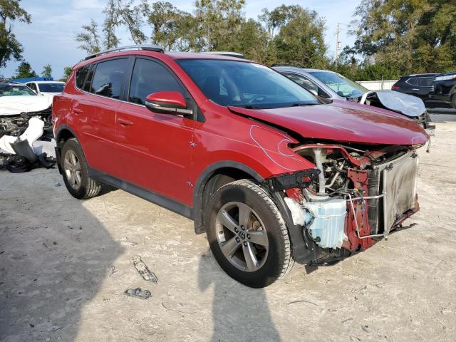 2T3WFREV8FW175232 - 2015 TOYOTA RAV4 XLE RED photo 4