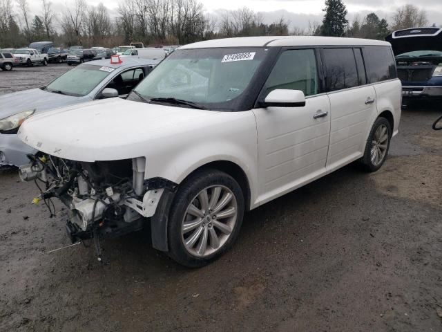 2FMGK5D86FBA14008 - 2015 FORD FLEX LIMITED WHITE photo 1