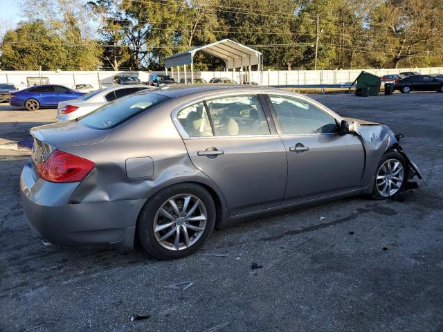 JNKBV61E78M225218 - 2008 INFINITI G35 GRAY photo 3