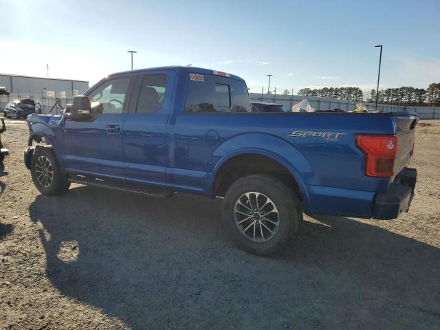 1FTFX1EG2JKD51399 - 2018 FORD F150 SUPER CAB BLUE photo 2