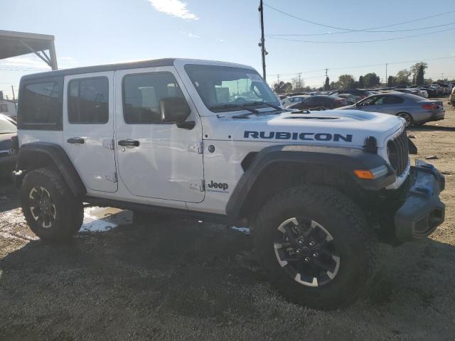 1C4RJXR69RW174793 - 2024 JEEP WRANGLER RUBICON 4XE WHITE photo 4