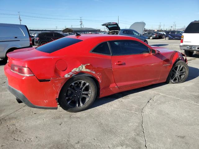 2G1FA1E34E9143569 - 2014 CHEVROLET CAMARO LS RED photo 3