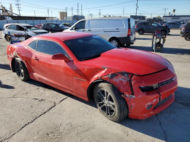 2G1FA1E34E9143569 - 2014 CHEVROLET CAMARO LS RED photo 4