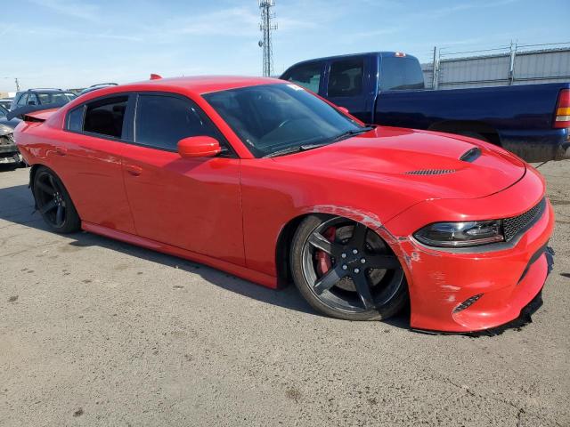 2C3CDXL90JH282789 - 2018 DODGE CHARGER SRT HELLCAT RED photo 4