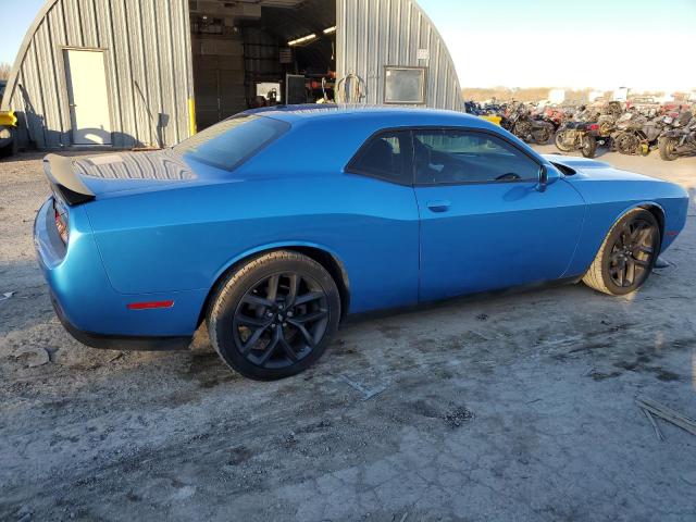 2C3CDZJG2KH724261 - 2019 DODGE CHALLENGER GT BLUE photo 3