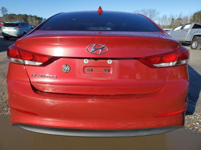 5NPD84LF5HH143901 - 2017 HYUNDAI ELANTRA SE RED photo 6