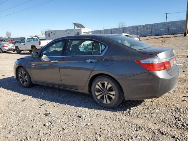 1HGCR2F36EA024533 - 2014 HONDA ACCORD LX GRAY photo 2