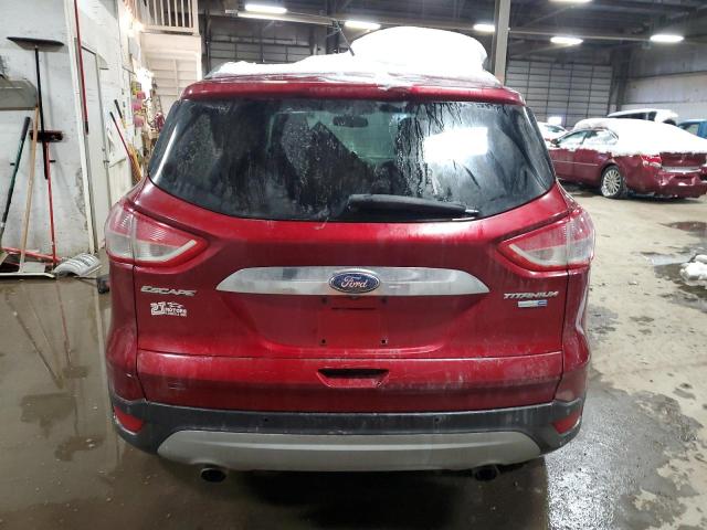 1FMCU9JX4EUA90721 - 2014 FORD ESCAPE TITANIUM MAROON photo 6