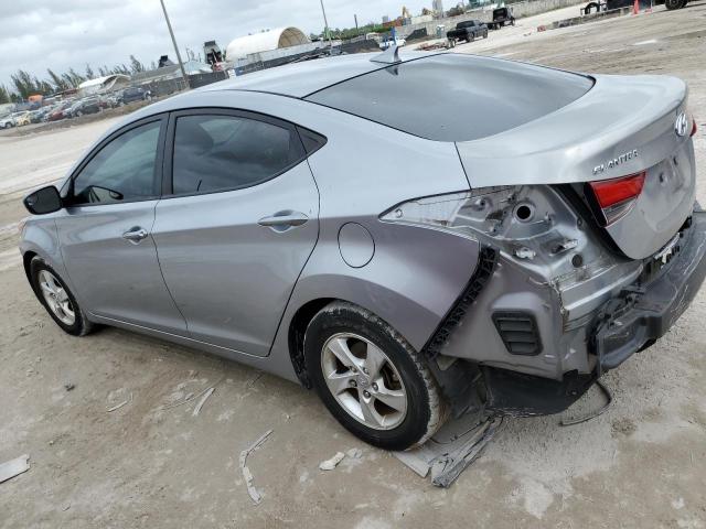 5NPDH4AEXFH567971 - 2015 HYUNDAI ELANTRA SE SILVER photo 2