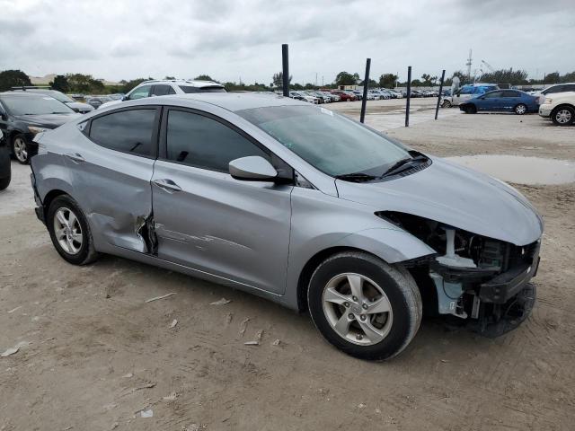 5NPDH4AEXFH567971 - 2015 HYUNDAI ELANTRA SE SILVER photo 4