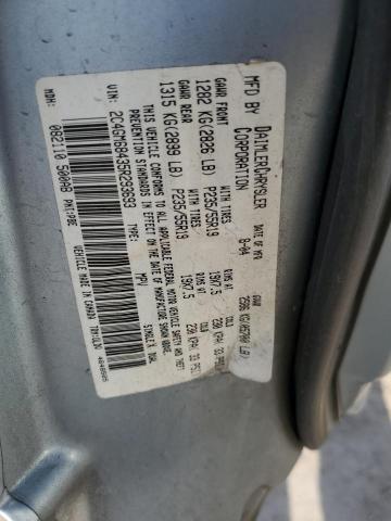 2C4GM68435R293693 - 2005 CHRYSLER PACIFICA TOURING TURQUOISE photo 12