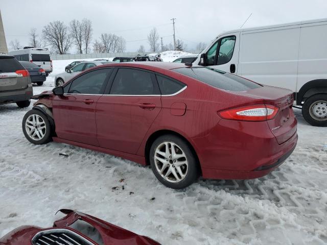 1FA6P0HD7G5114755 - 2016 FORD FUSION SE BURGUNDY photo 2