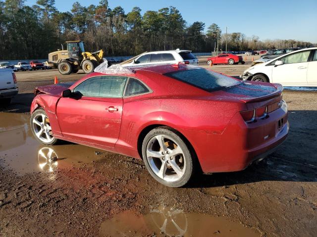 2G1FB1E33D9123552 - 2013 CHEVROLET CAMARO LT RED photo 2