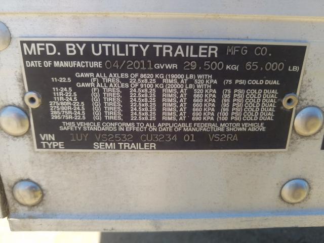 1UYVS2532CU323401 - 2012 UTILITY utility trailer  photo 10