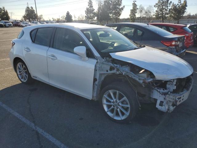 JTHKD5BH1C2047624 - 2012 LEXUS CT 200 WHITE photo 4