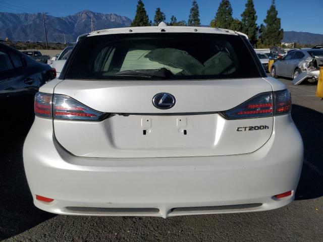 JTHKD5BH1C2047624 - 2012 LEXUS CT 200 WHITE photo 6