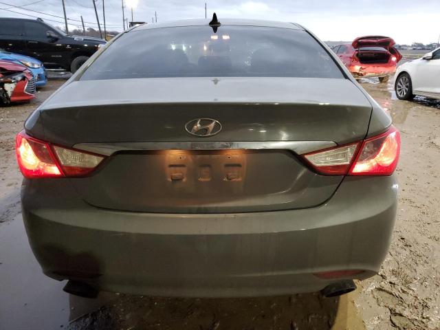 5NPEC4AC8CH327105 - 2012 HYUNDAI SONATA SE GRAY photo 6