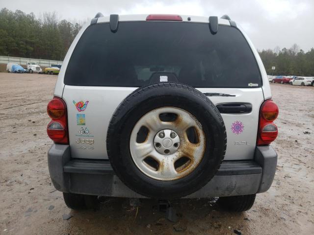 1J4GL48K03W528524 - 2003 JEEP LIBERTY SPORT SILVER photo 6