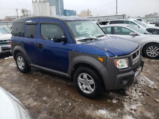 5J6YH28625L009945 - 2005 HONDA ELEMENT EX BLUE photo 4