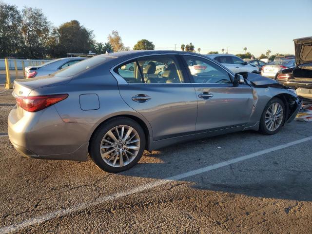 JN1EV7BP6MM704828 - 2021 INFINITI Q50 LUXE GRAY photo 3