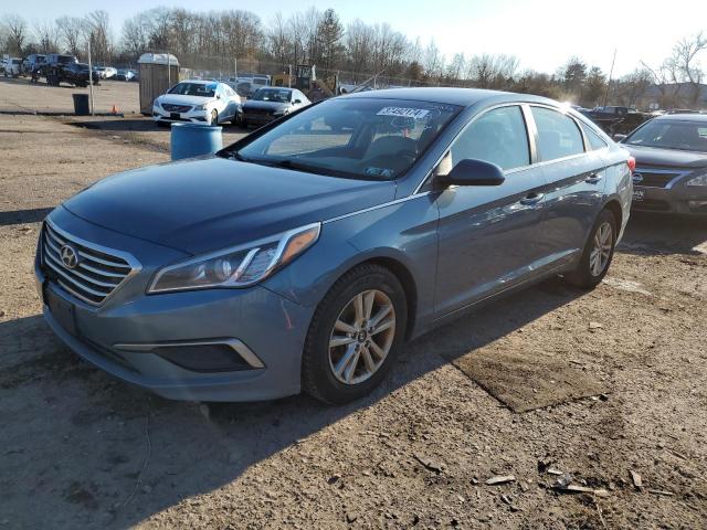 5NPE24AF3GH333266 - 2016 HYUNDAI SONATA SE BLUE photo 1