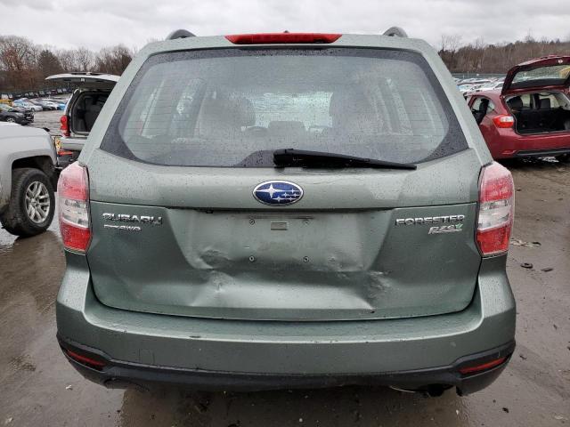 JF2SJABC4FH527697 - 2015 SUBARU FORESTER 2.5I GREEN photo 6