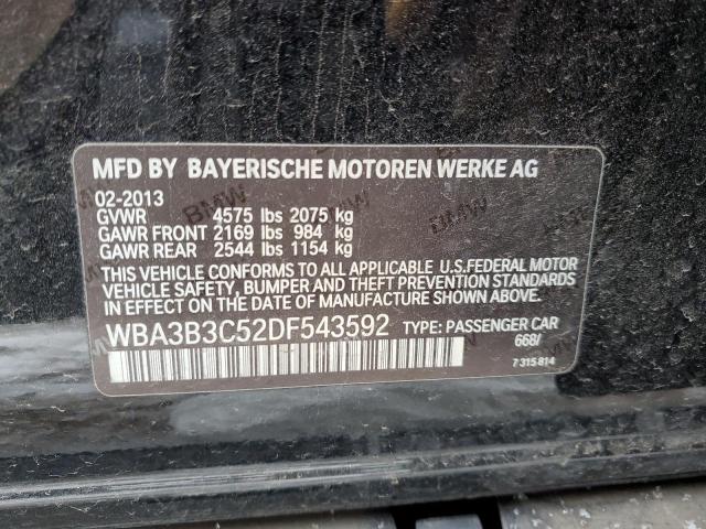WBA3B3C52DF543592 - 2013 BMW 328 XI BLACK photo 12