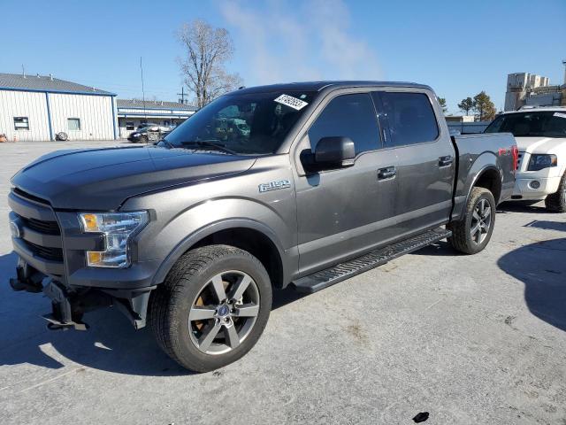 1FTEW1EF3HKC42336 - 2017 FORD F150 SUPER GRAY photo 1