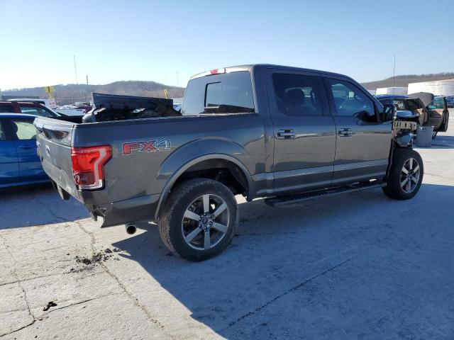 1FTEW1EF3HKC42336 - 2017 FORD F150 SUPER GRAY photo 3
