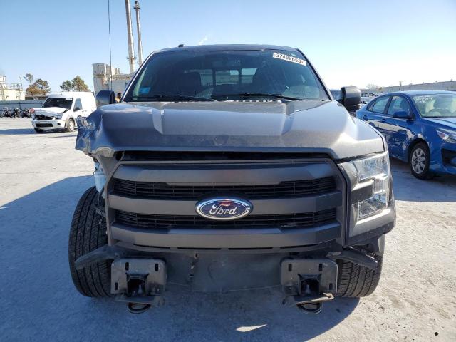 1FTEW1EF3HKC42336 - 2017 FORD F150 SUPER GRAY photo 5