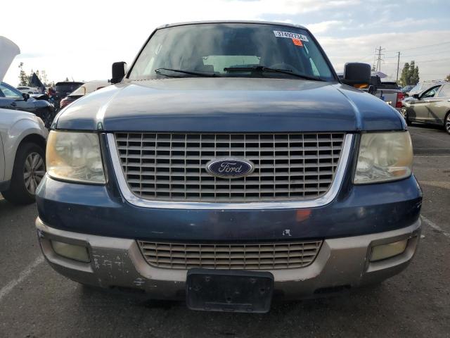 1FMPU17L03LB63870 - 2003 FORD EXPEDITION EDDIE BAUER BLUE photo 5