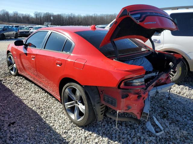 2C3CDXCT4GH112794 - 2016 DODGE CHARGER R/T RED photo 2