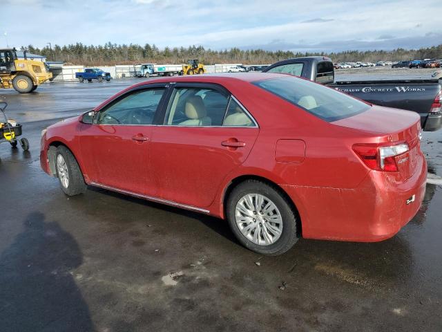 4T4BF1FK5ER396286 - 2014 TOYOTA CAMRY L RED photo 2