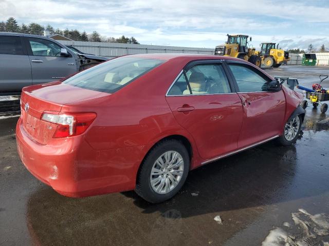 4T4BF1FK5ER396286 - 2014 TOYOTA CAMRY L RED photo 3