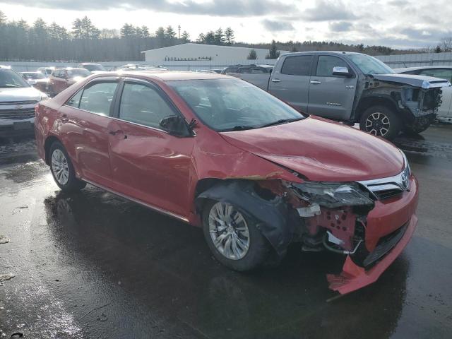 4T4BF1FK5ER396286 - 2014 TOYOTA CAMRY L RED photo 4