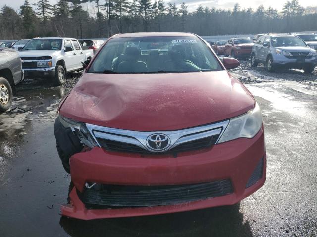 4T4BF1FK5ER396286 - 2014 TOYOTA CAMRY L RED photo 5