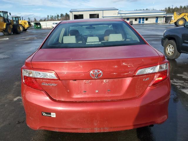 4T4BF1FK5ER396286 - 2014 TOYOTA CAMRY L RED photo 6