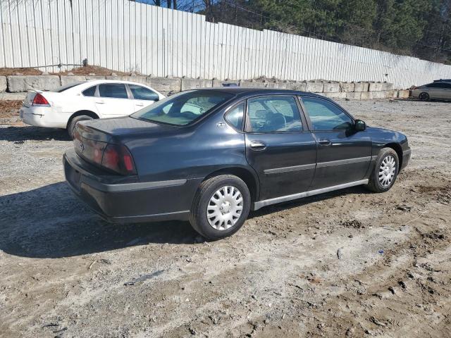 2G1WF52E159380809 - 2005 CHEVROLET IMPALA BLACK photo 3