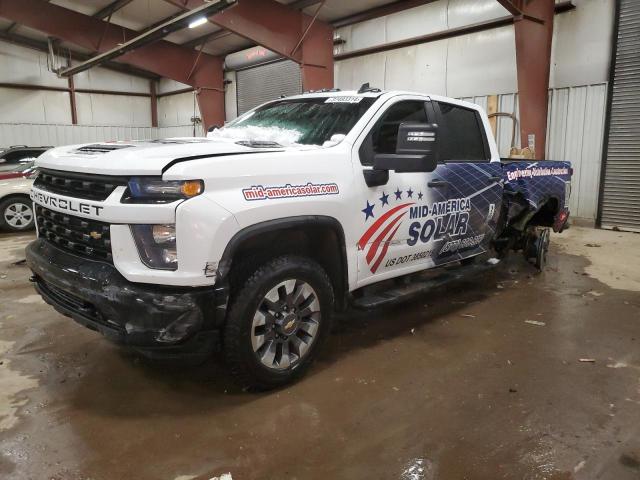 1GC4YMEY6NF147122 - 2022 CHEVROLET SILVERADO K2500 CUSTOM WHITE photo 1