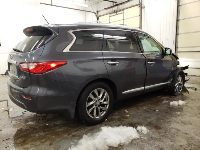 5N1AL0MM3DC330482 - 2013 INFINITI JX35 GRAY photo 3