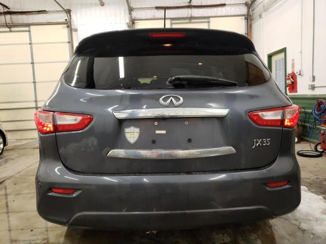 5N1AL0MM3DC330482 - 2013 INFINITI JX35 GRAY photo 6