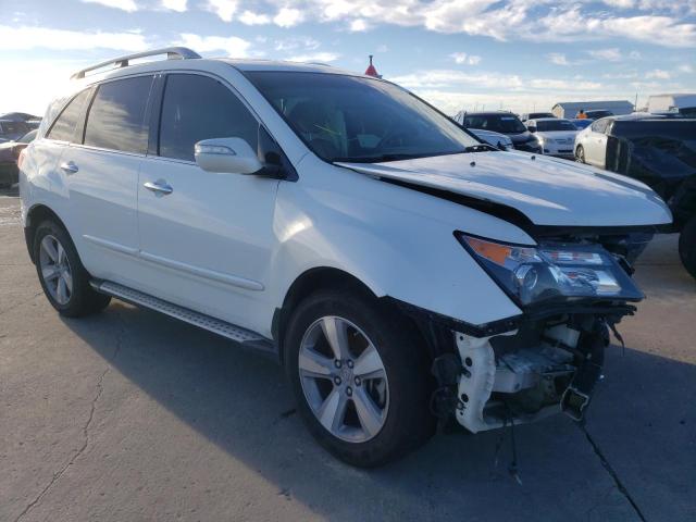 2HNYD2H25CH530404 - 2012 ACURA MDX WHITE photo 4