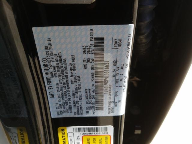 1LN6L9RP4J5616631 - 2018 LINCOLN CONTINENTAL RESERVE  Foto 10