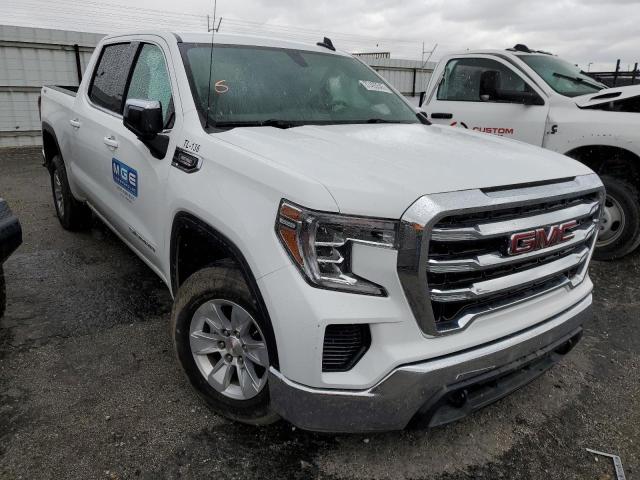 1GTU9BET5MZ217194 - 2021 GMC SIERRA K1500 SLE WHITE photo 1