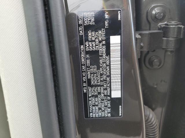 YV4A22RL6L1602467 - 2020 VOLVO XC60 T6 INSCRIPTION GRAY photo 13