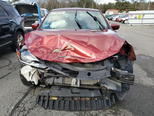 3N1AB7AP4HL643570 - 2017 NISSAN SENTRA S RED photo 5